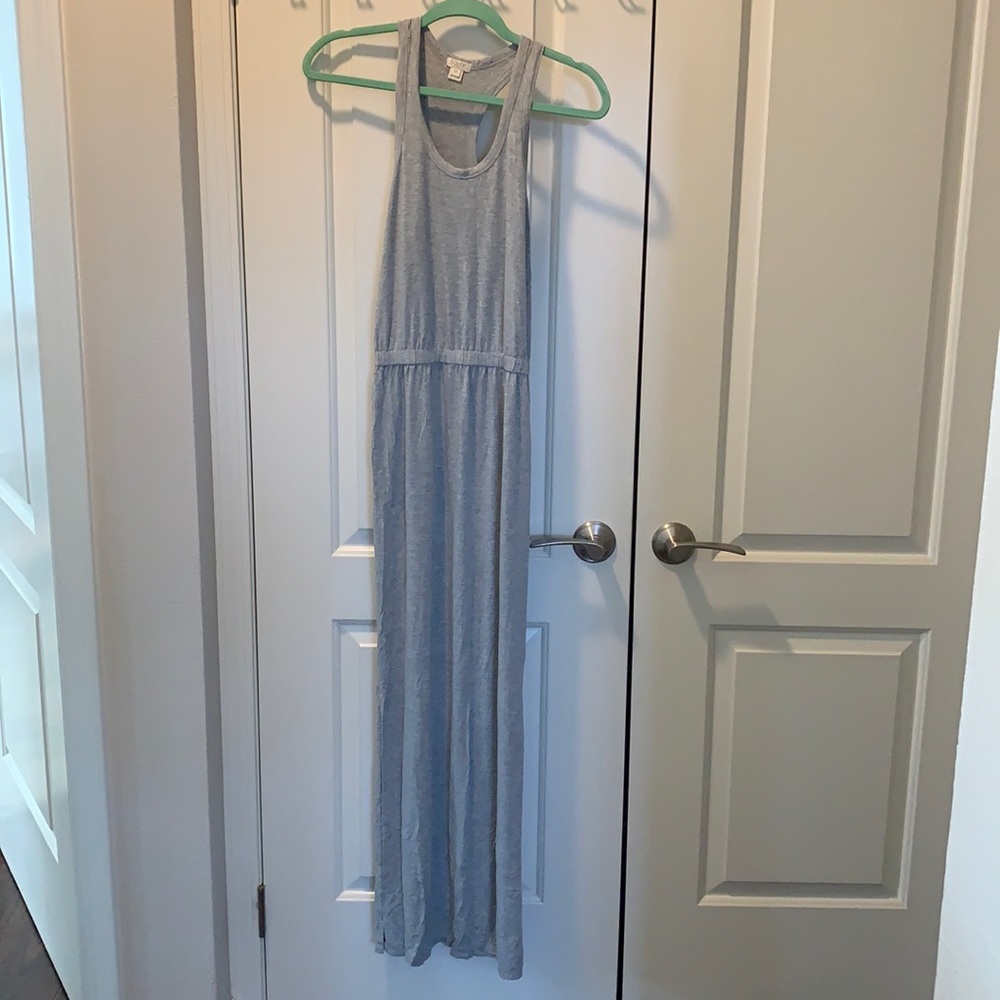 Jcrew long cotton Razorback dress